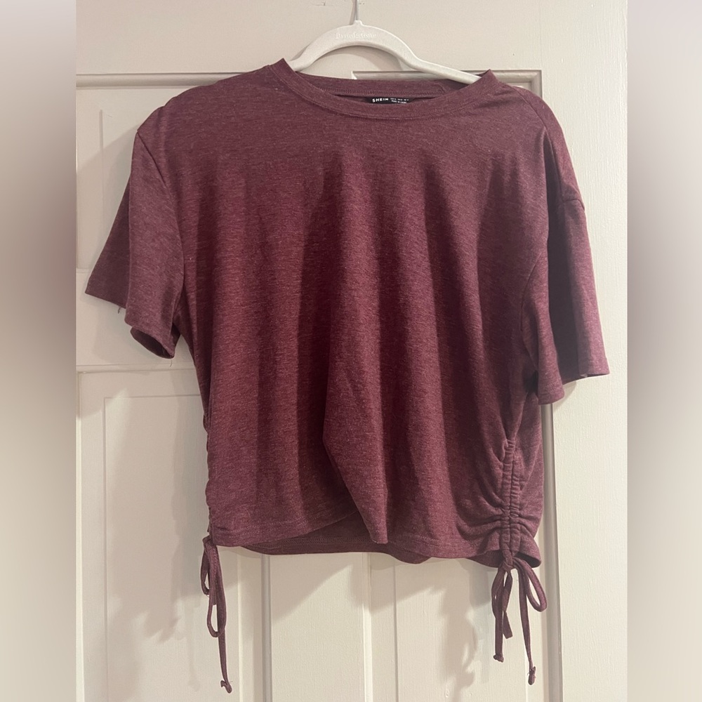 Large Burgundy SHEIN Top
